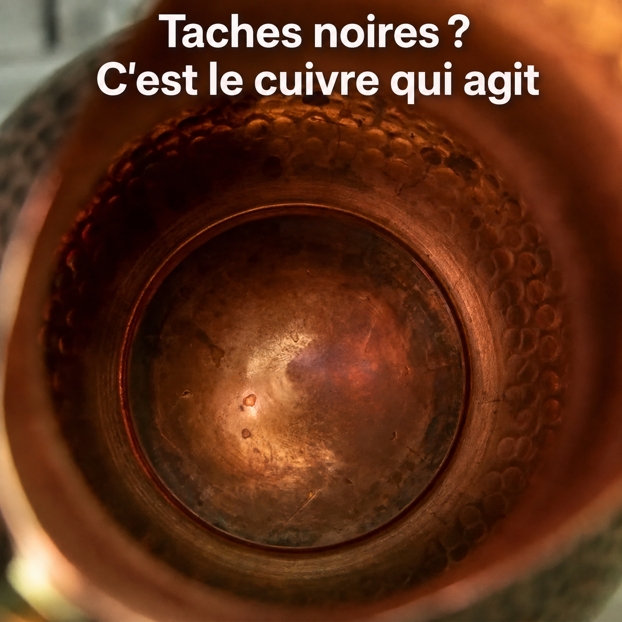 Patine et ternissement du cuivre