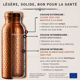 Gourde MonCuivre Artisanale 0% microplastique 0 bactérie 6